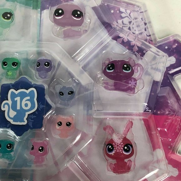 Littlest Pet Shop Frosted Wonderland Figure 16 Pack Pets Collection Toy Mini - Picture 5 of 11